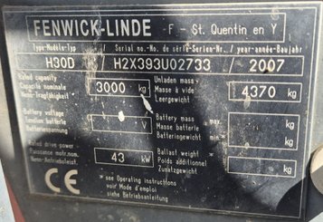 Chariot élévateur diesel Fenwick Linde H30D - 17