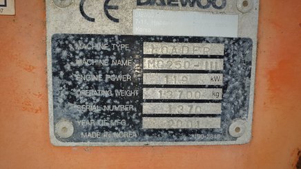 Chargeuse sur pneus Daewoo MEGA 250 III - 13