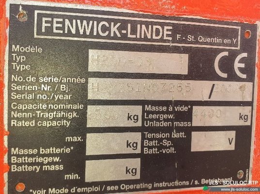 Chariot élévateur diesel Fenwick FENWICK H25D