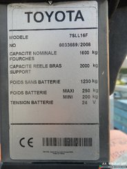 Chariot élévateur électrique Toyota 7SLL16F - 4