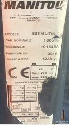 Chariot élévateur électrique Manitou ES616LI TLL42 - 2